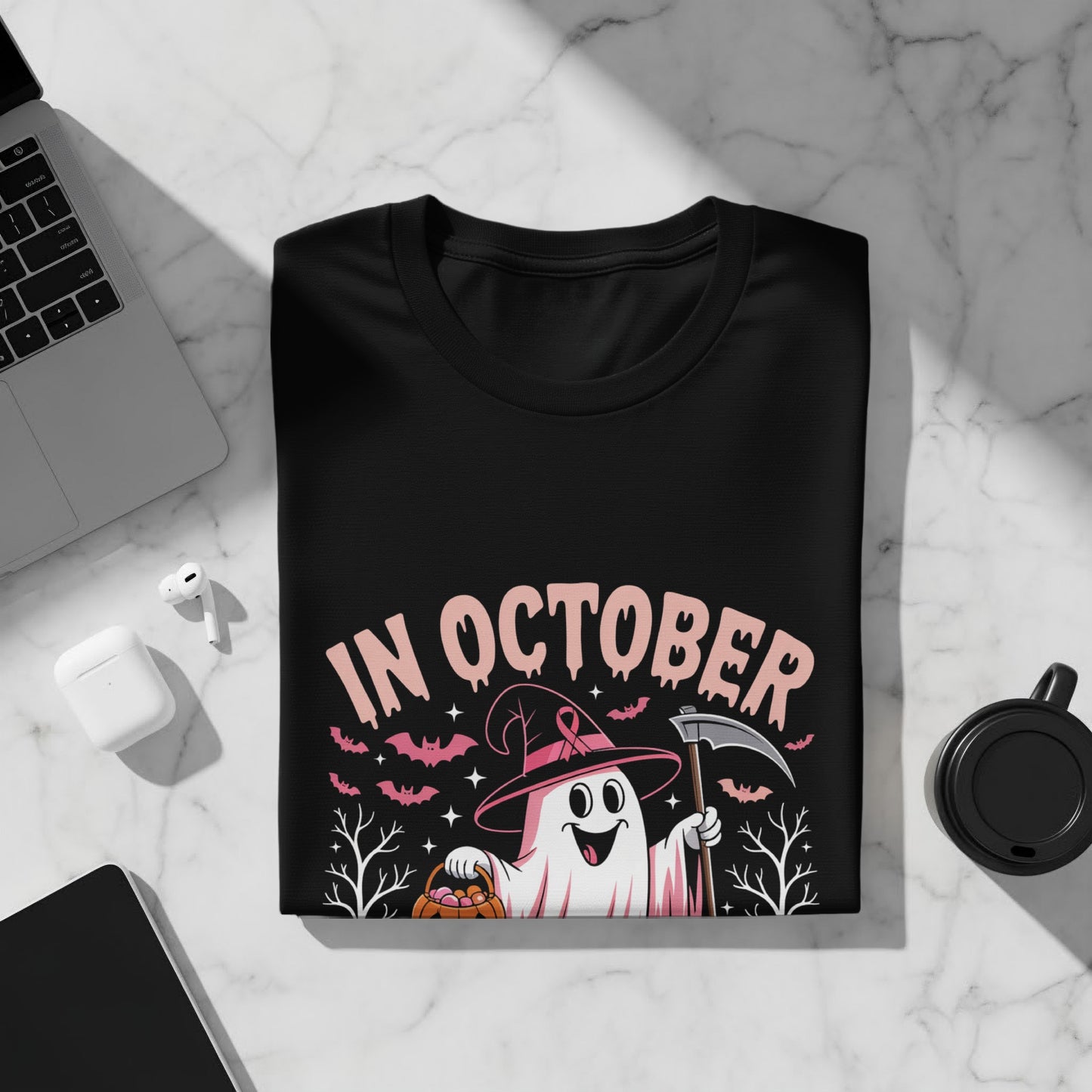 In October Witch Ghost Halloween Fun Design product type