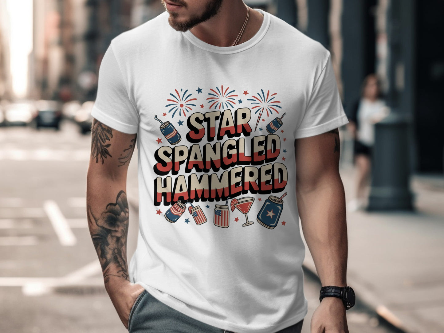 Star Spangled Hammered Graphic Tee product