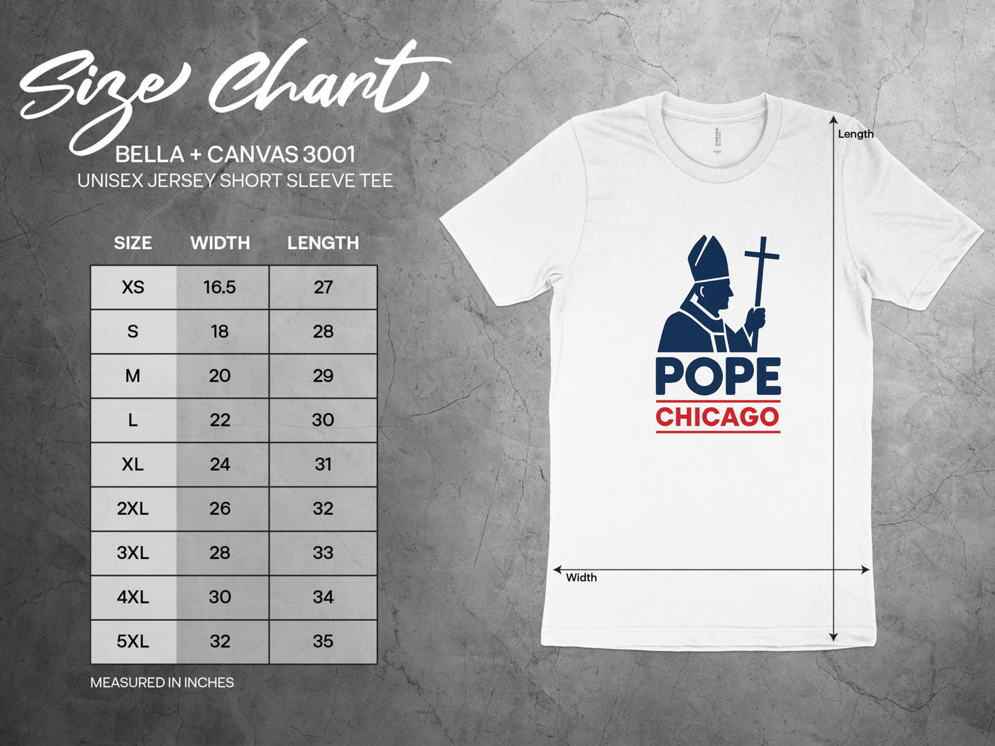 Chicago Pope Design Unisex Jersey Short Sleeve Tee product