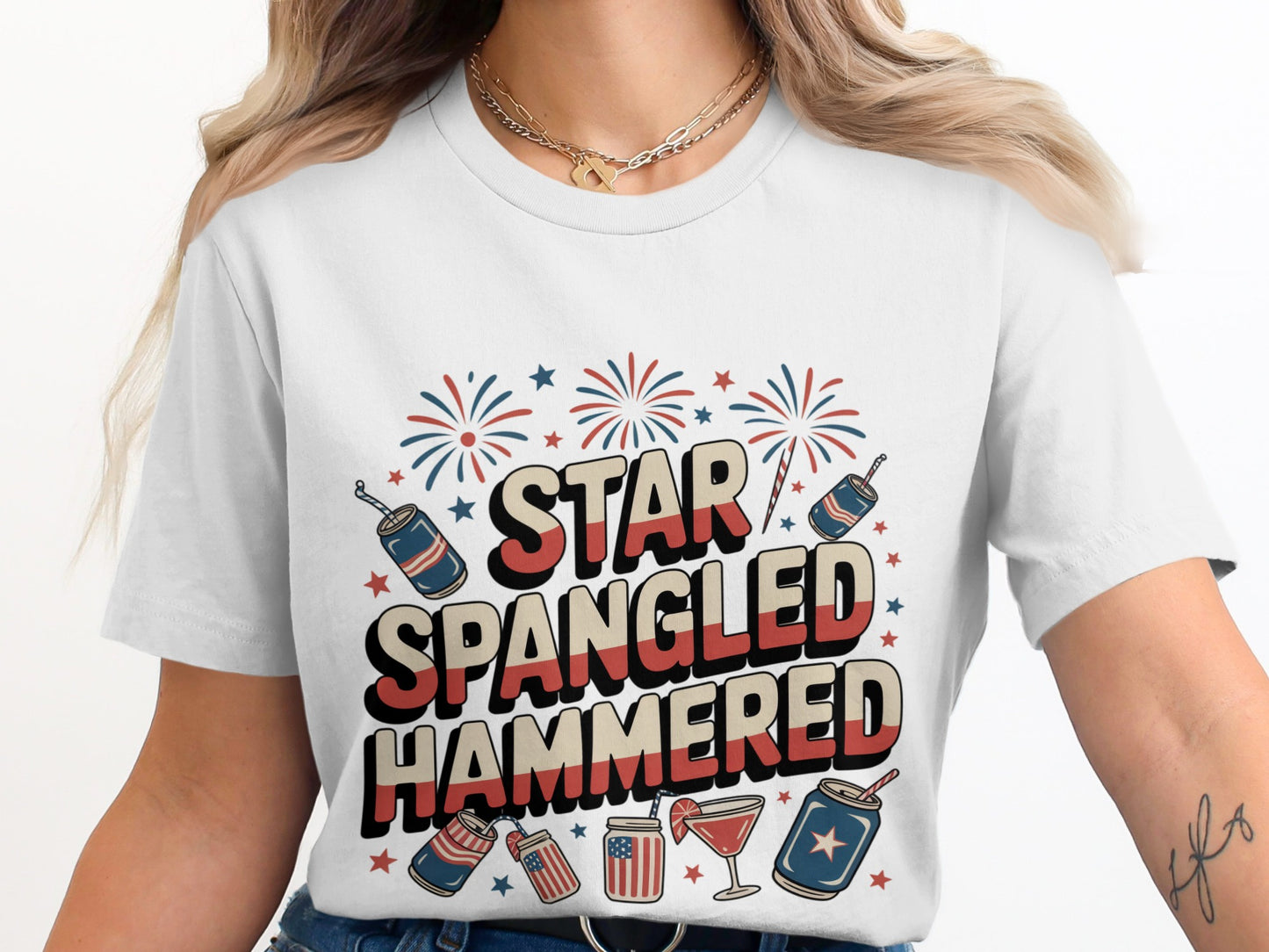 Star Spangled Hammered Graphic Tee product