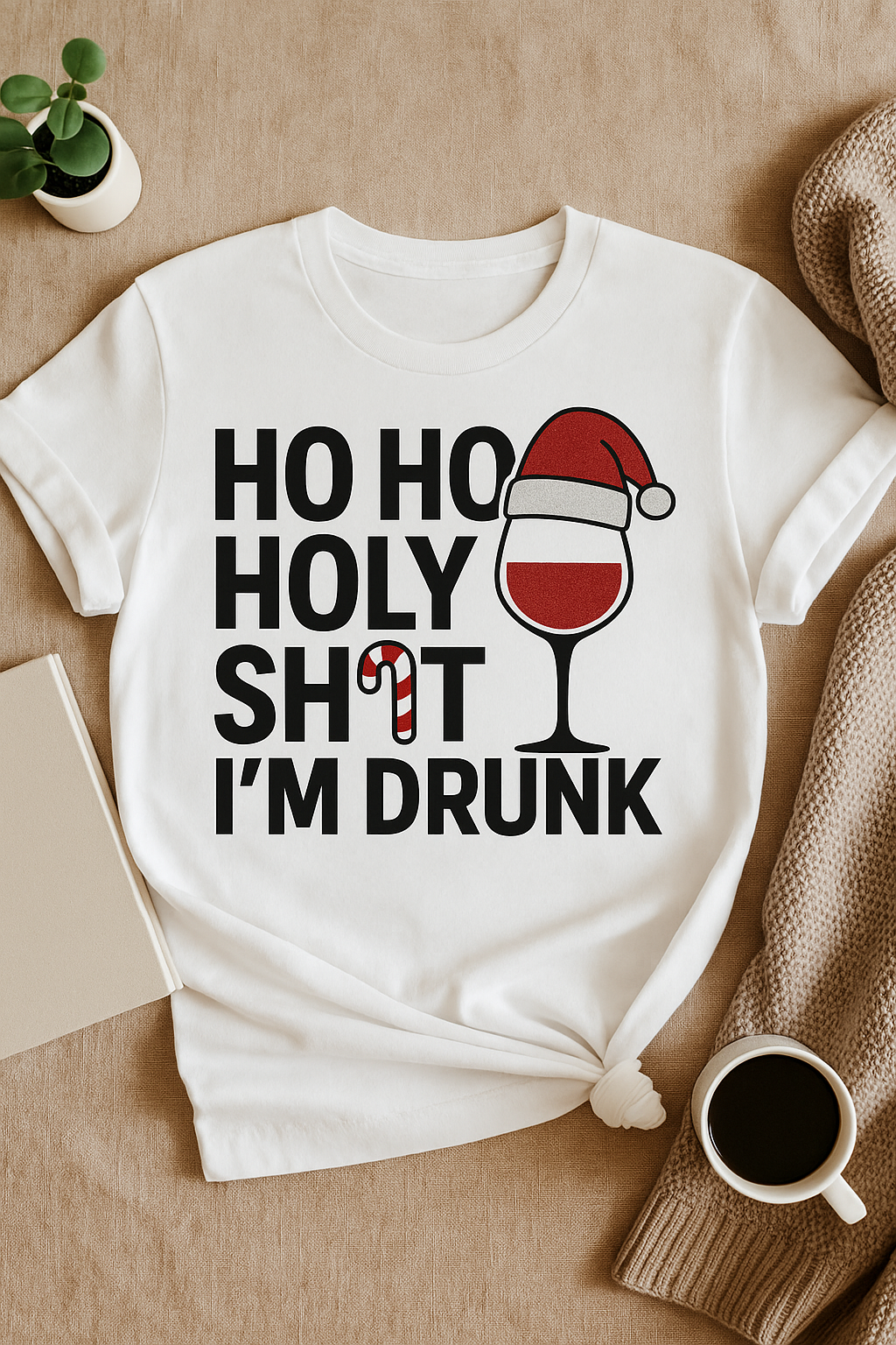 Ho Ho Holy Sh*t I'm Drunk Christmas T-shirt product