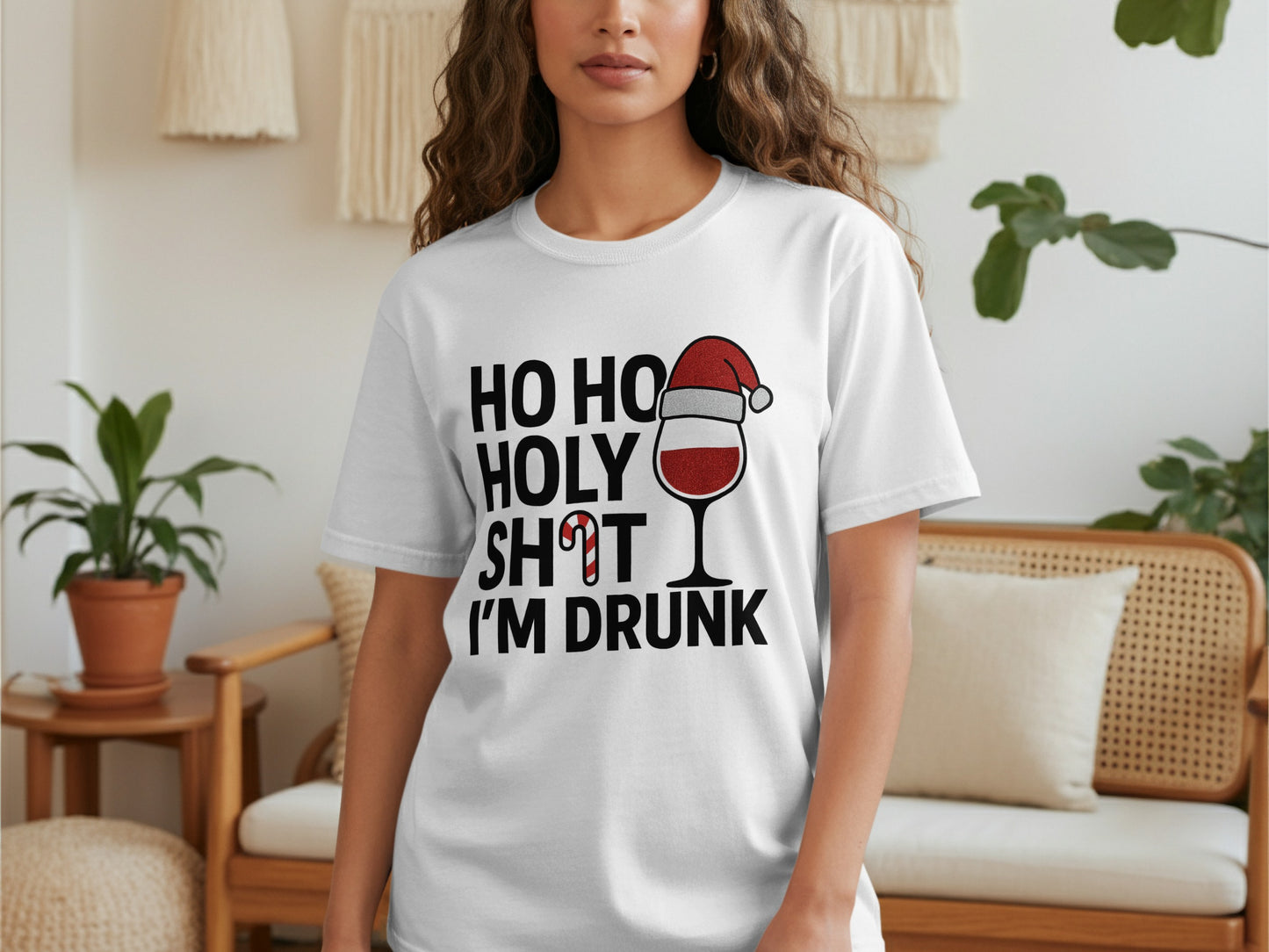 Funny Santa Drinking Quote Holiday Theme Shirt product
