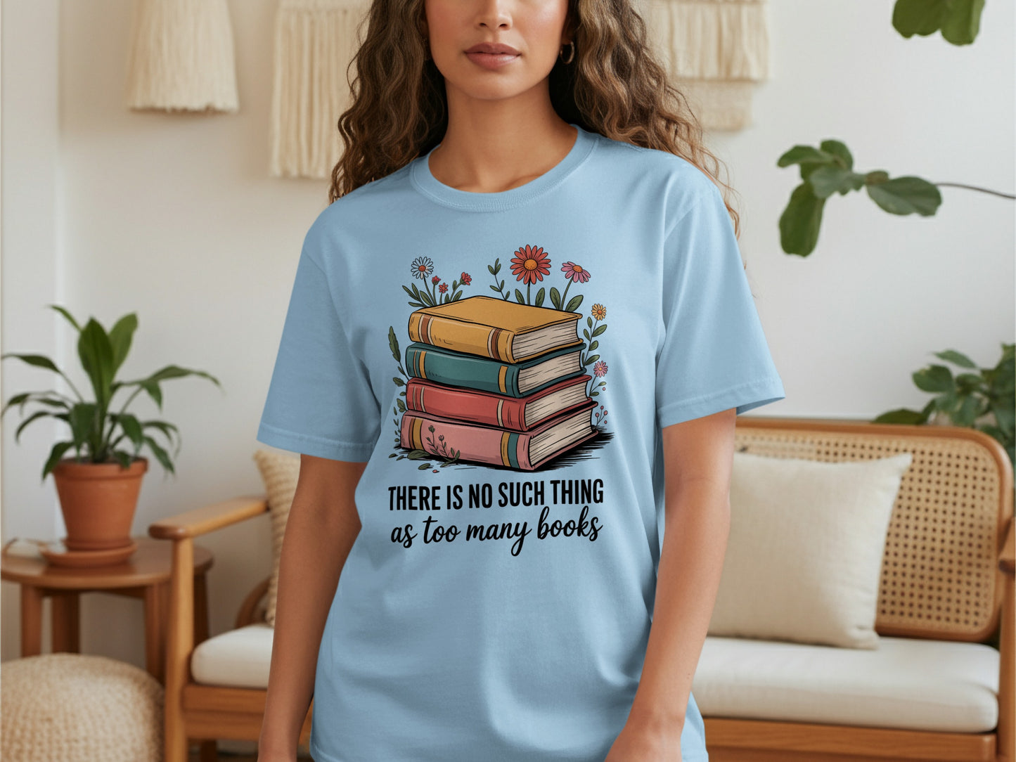 There Is No Such Thing as Too Many Books T-shirt