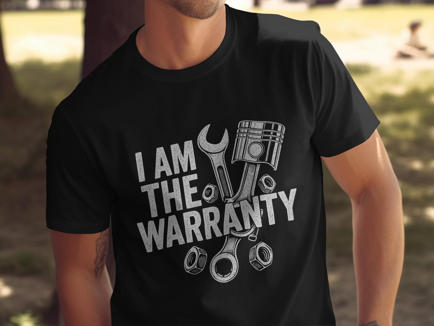 I Am The Warranty Mechanic Tools Graphic TShirt product