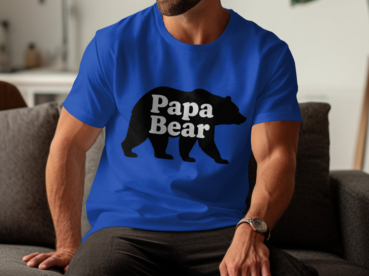 Papa Bear Graphic Tee T-shirt product type