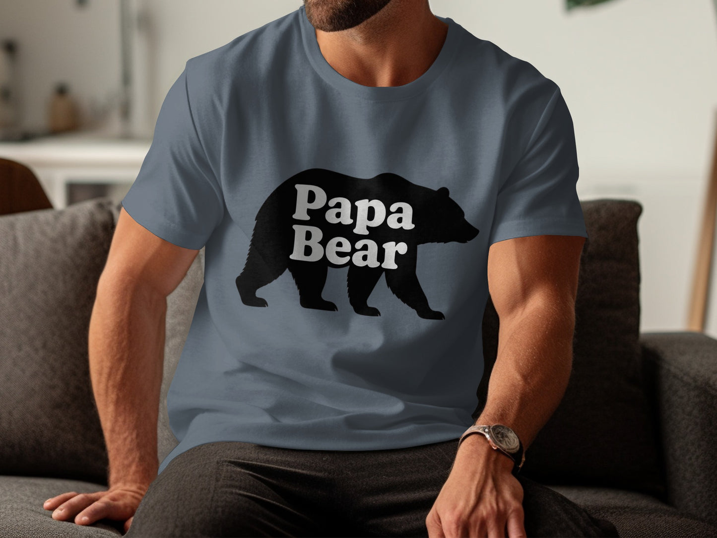 Papa Bear Graphic Design T-Shirt product type
