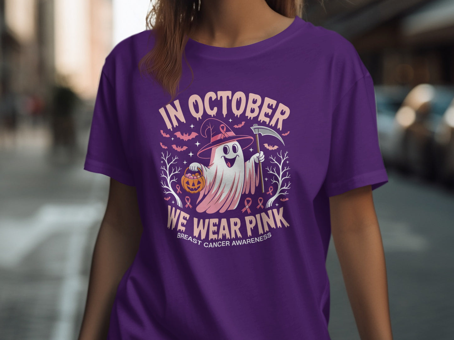 In October We Wear Pink Breast Cancer Awareness product type