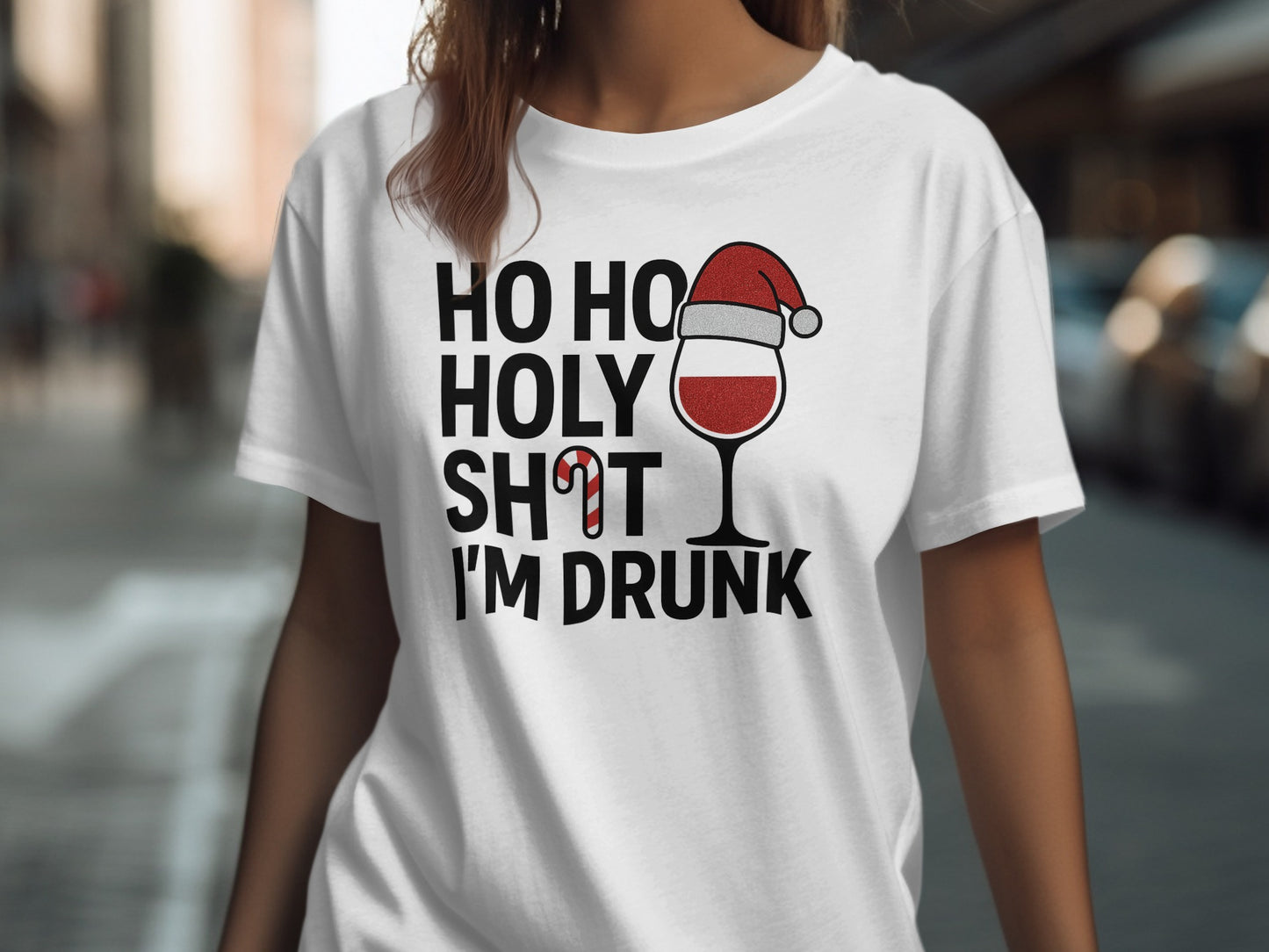 Ho Ho Holy Shit I'm Drunk Christmas T-Shirt product