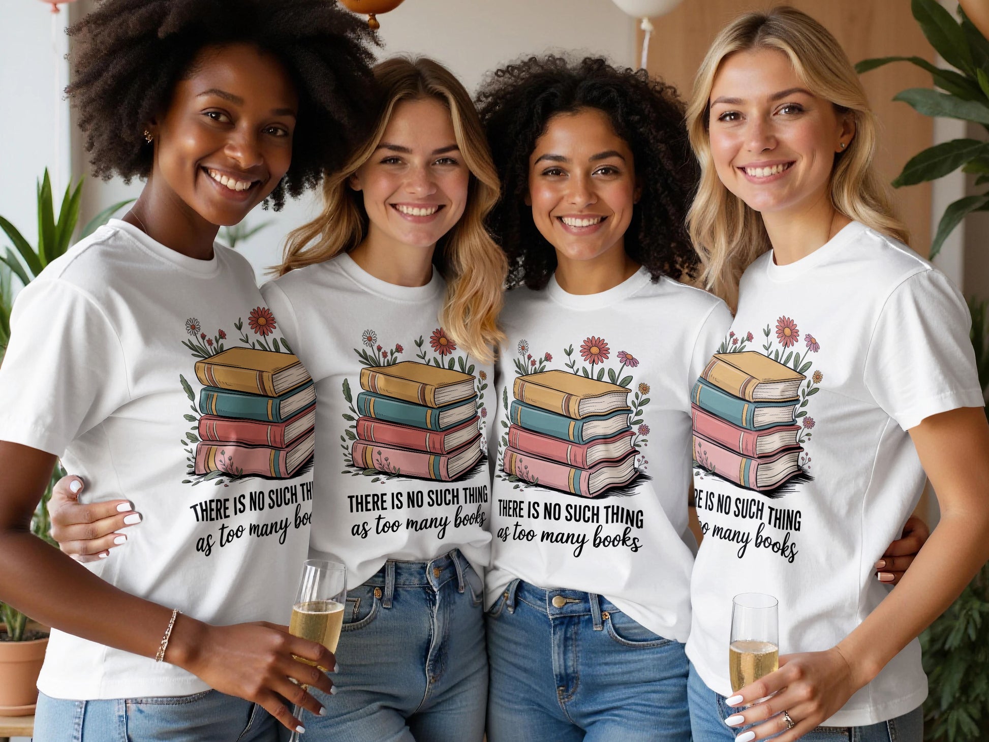 There is No Such Thing as Too Many Books T-shirt product type