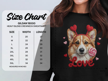 Corgi Valentines T-Shirt, Cute Dog Tee, Love Heart Puppy, Dog Lover Gift, Valentine's Day Shirt, Pet T Shirt, Puppy T-Shirt Design