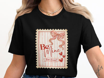 Be Mine For Ever Heart Design Women's T-shirt
