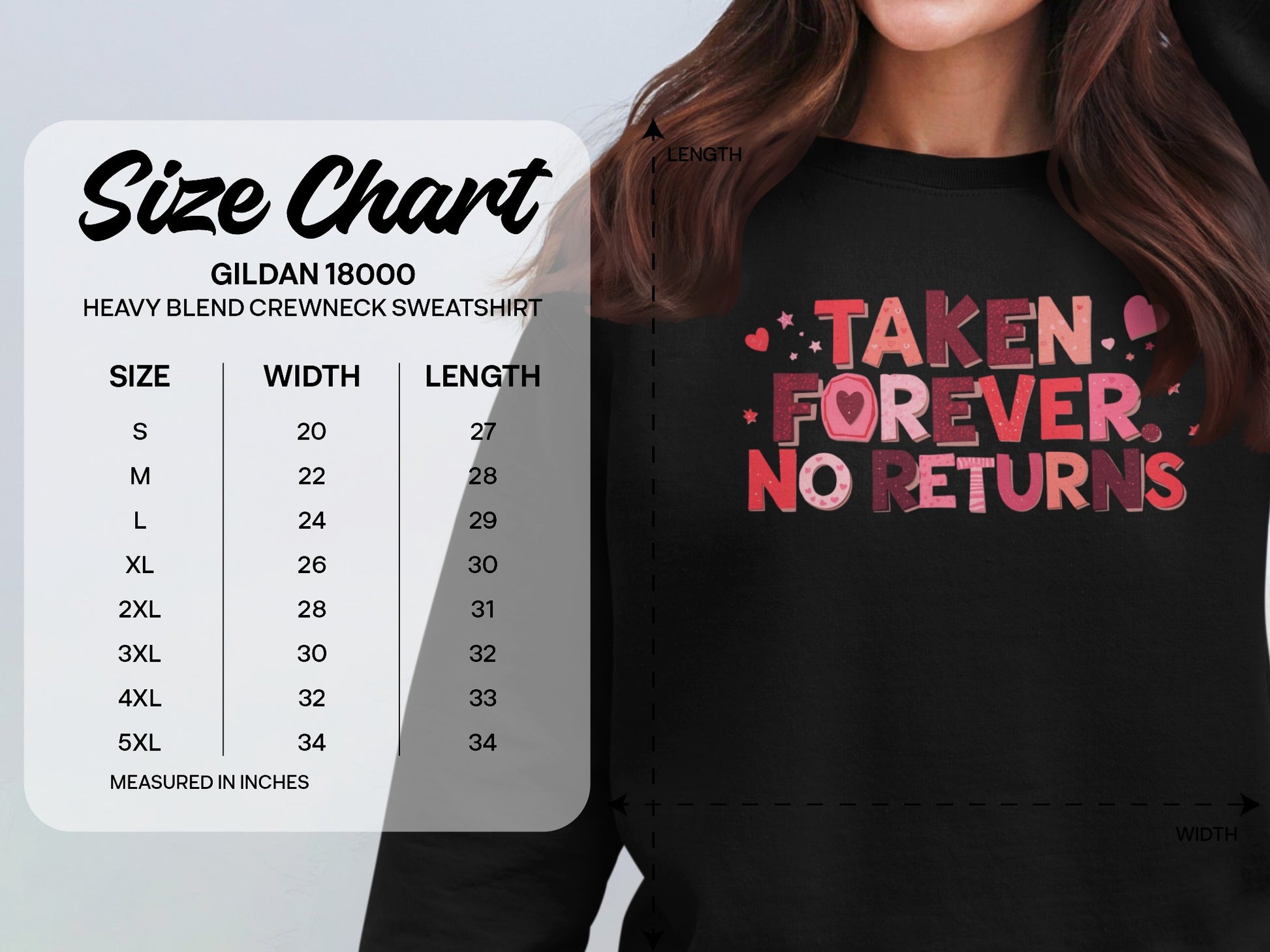 Taken Forever No Returns Graphic Sweatshirt