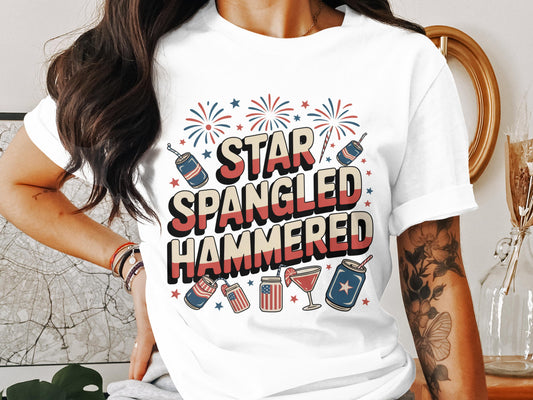 Star Spangled Hammered Graphic T-shirt product type