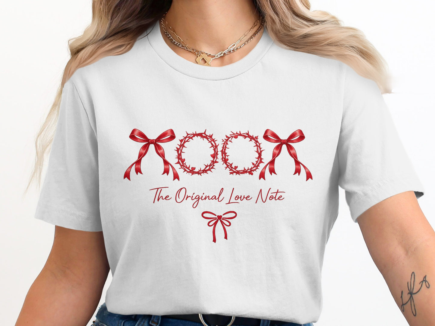 The Original Love Note XO Design T-Shirt Product