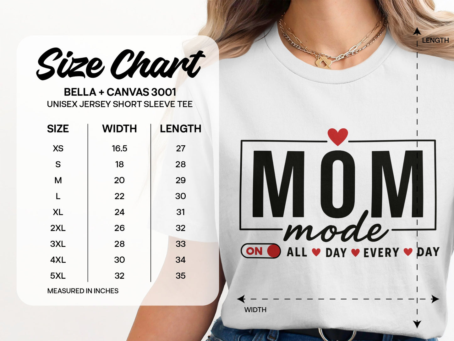 MOM Mode All Day Every Day Short Sleeve Tee product