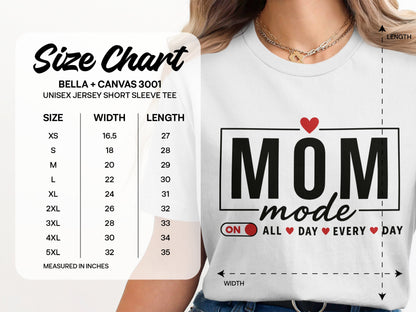 MOM Mode All Day Every Day Short Sleeve Tee product