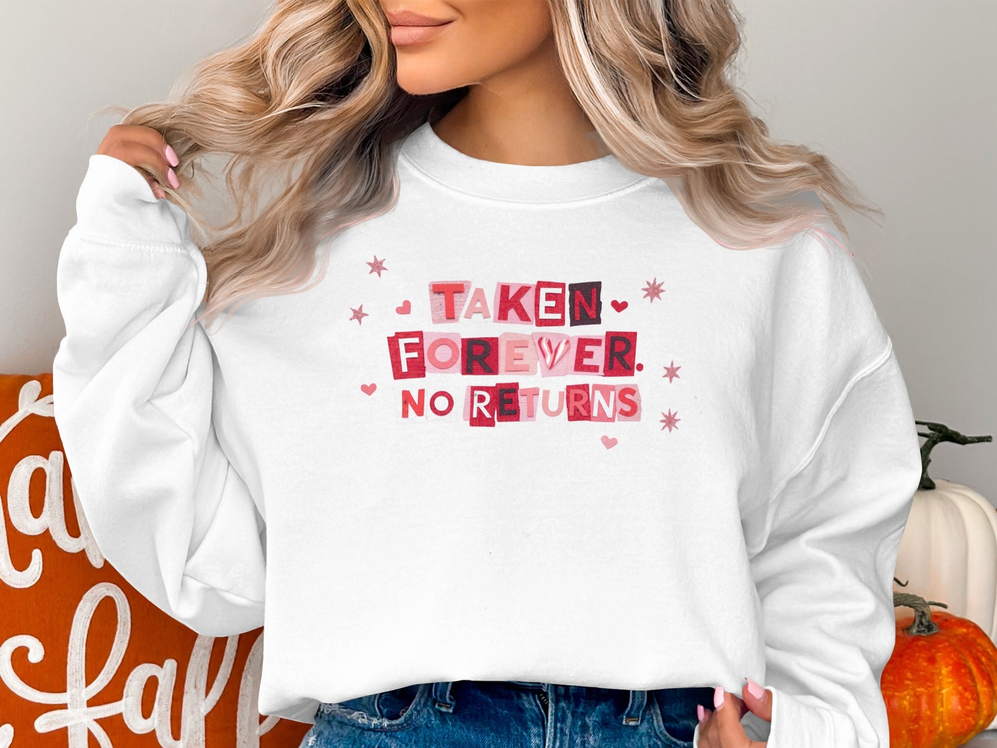 Taken Forever No Returns Sweatshirt for a Bold Statement