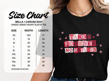 Taken Forever No Returns Short Sleeve Tee