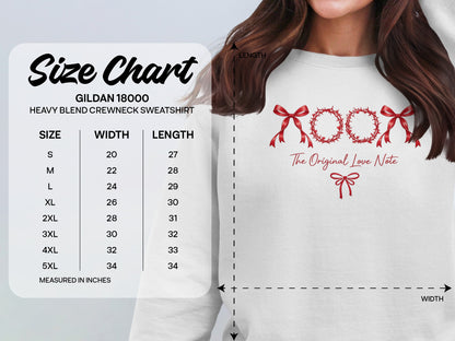 The Original Love Note Heavy Blend Crewneck Sweatshirt