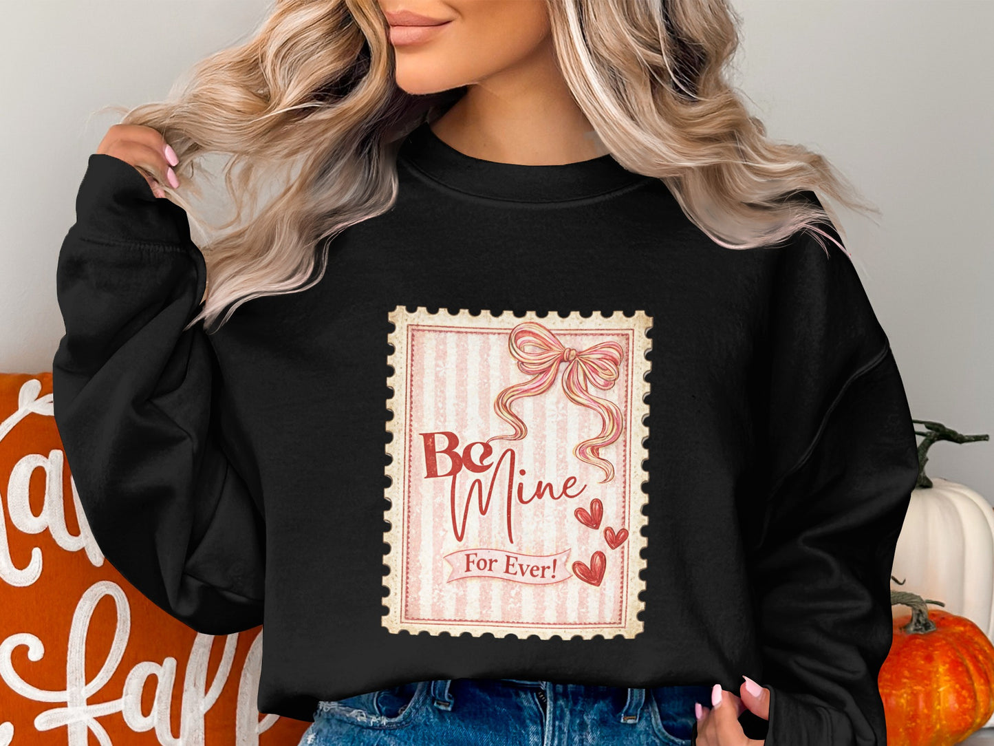 Be Mine Forever Valentine's Day Design Sweatshirt