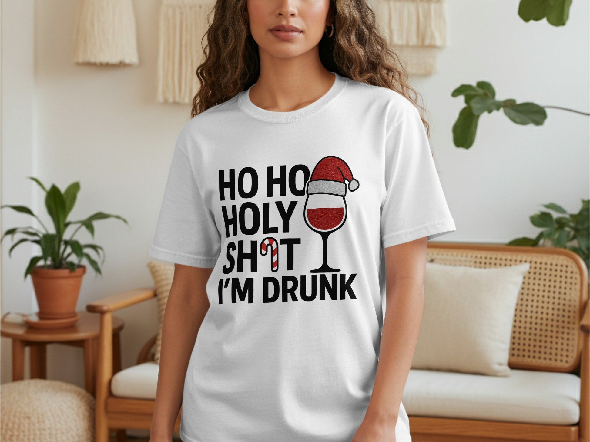 Funny Santa Drinking Quote Holiday Theme Shirt product