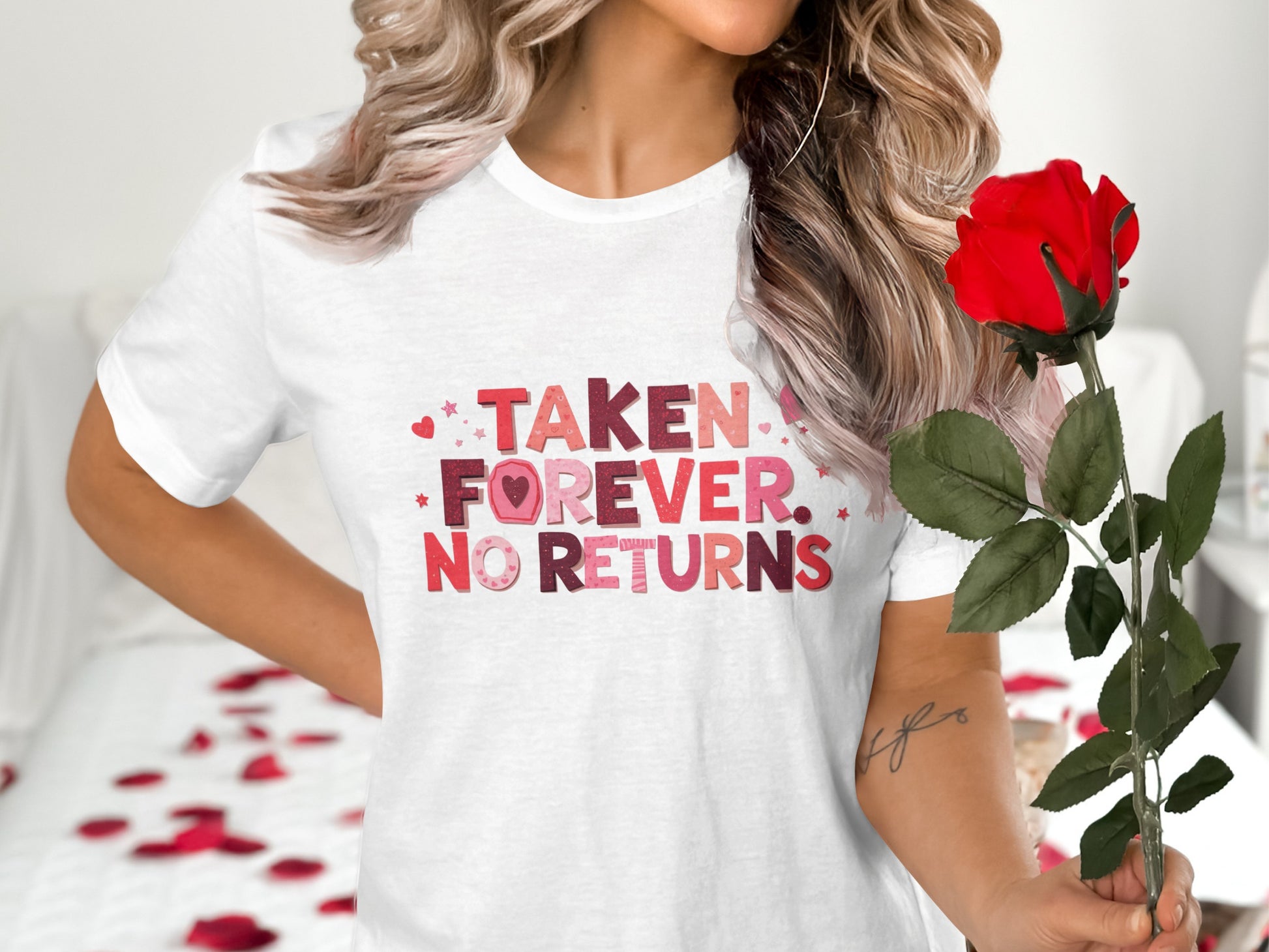 Taken Forever No Returns Valentine's Day T-shirt