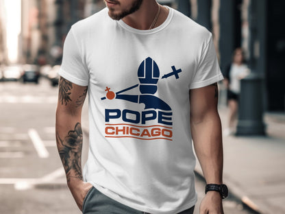 Pope Chicago Graphic Printed T-Shirt product