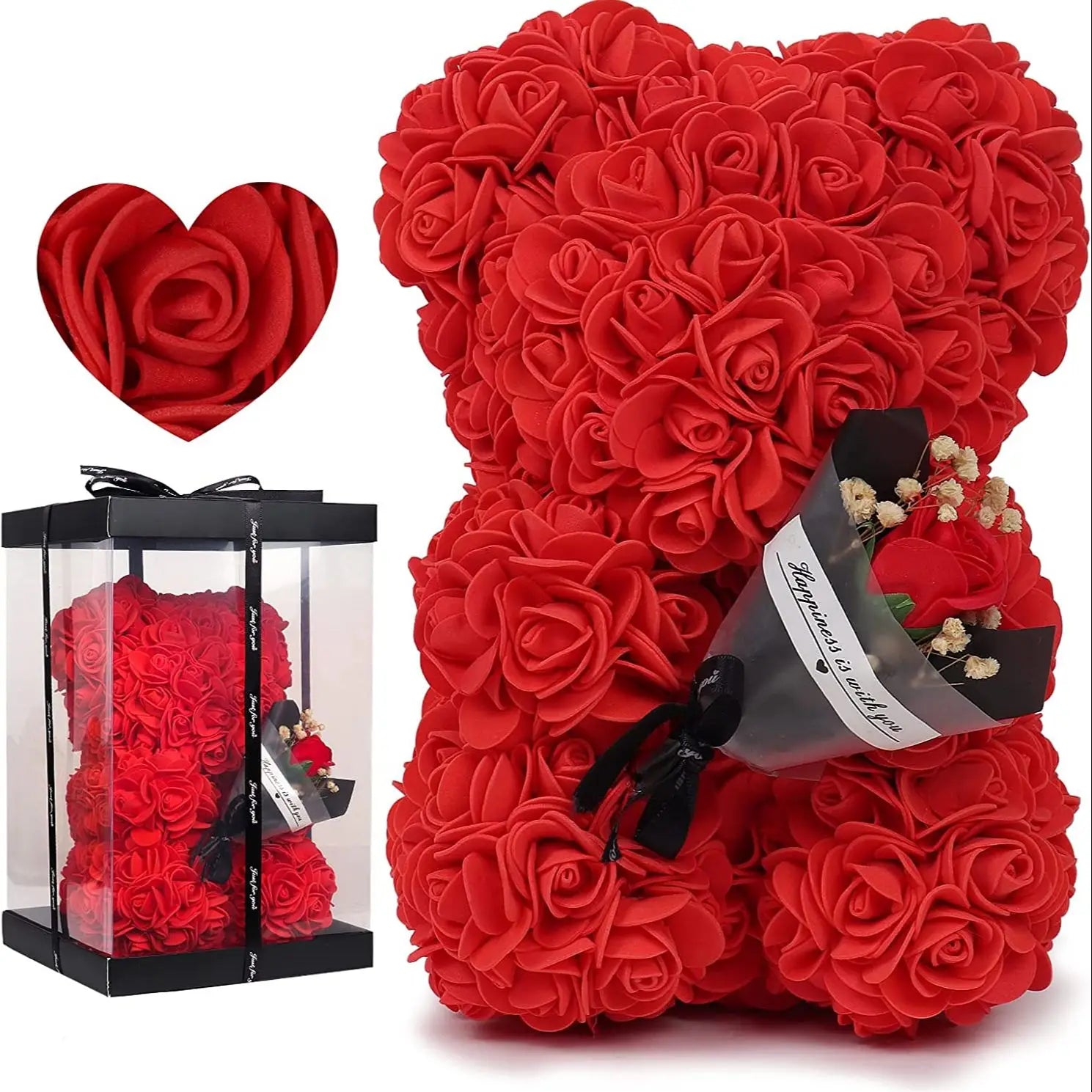 Blooming Rose Bear Woohoo Gifts