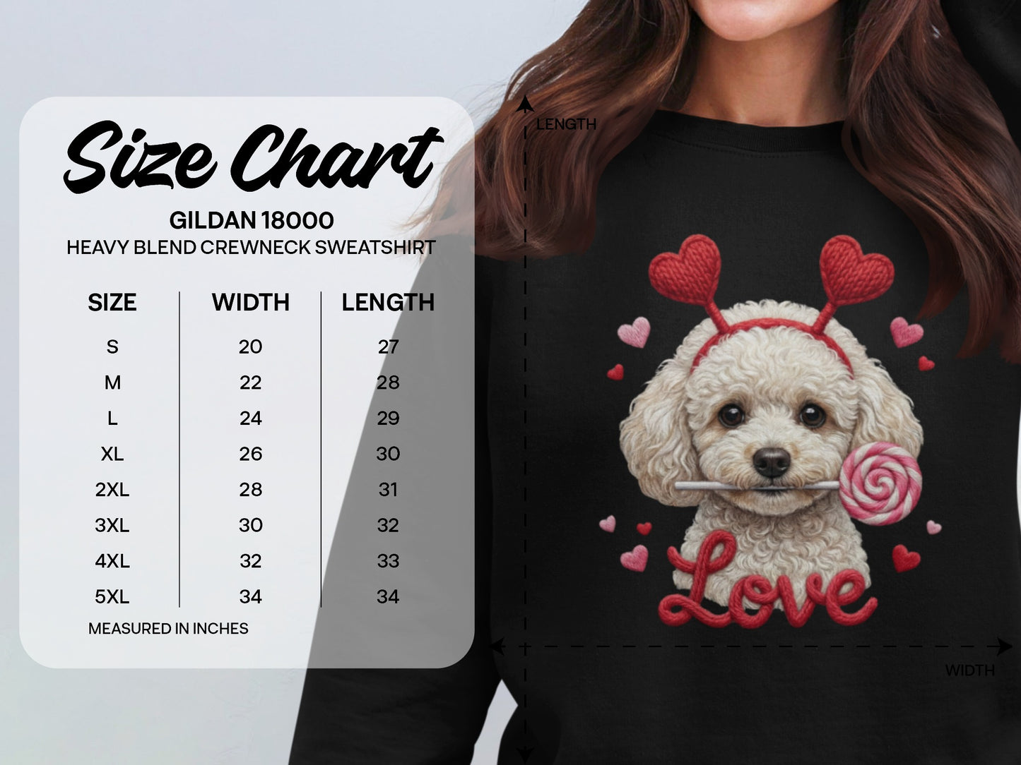 Cute Poodle Dog Valentines T-Shirt, Love T-Shirt, Valentines Gift Idea, Valentines Day Shirt, Dog Lover Shirt, Gift for Dog Owners