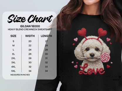 Cute Poodle Dog Valentines T-Shirt, Love T-Shirt, Valentines Gift Idea, Valentines Day Shirt, Dog Lover Shirt, Gift for Dog Owners