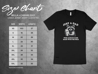 Just a Dad Who Always Came Back with Milk tee product