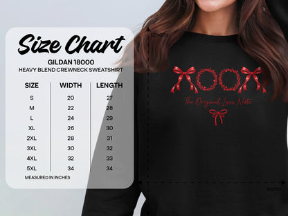 The Original Love Note Gildan 18000 Heavy Blend Sweatshirt