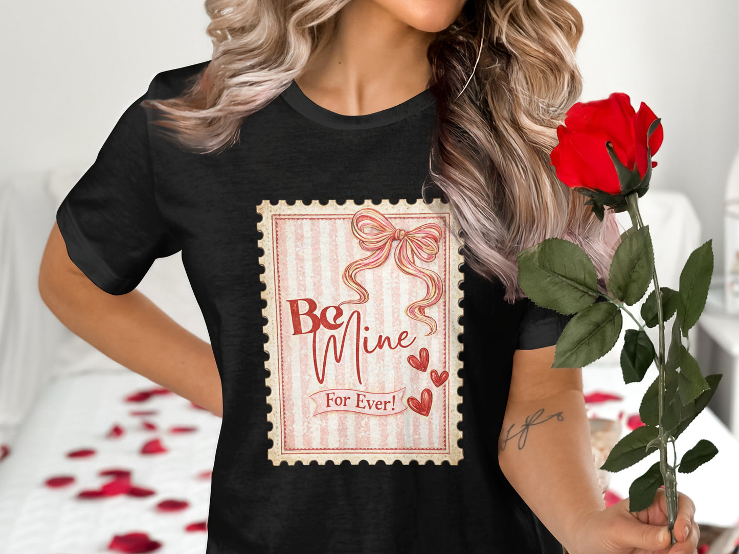 Be Mine For Ever Romantic Valentine's Day T-Shirt